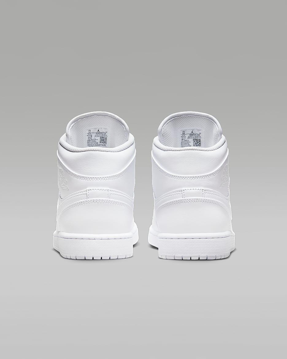 Nike air jordan mid trainers in white store